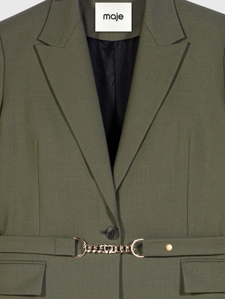 Single-breasted suit jacket