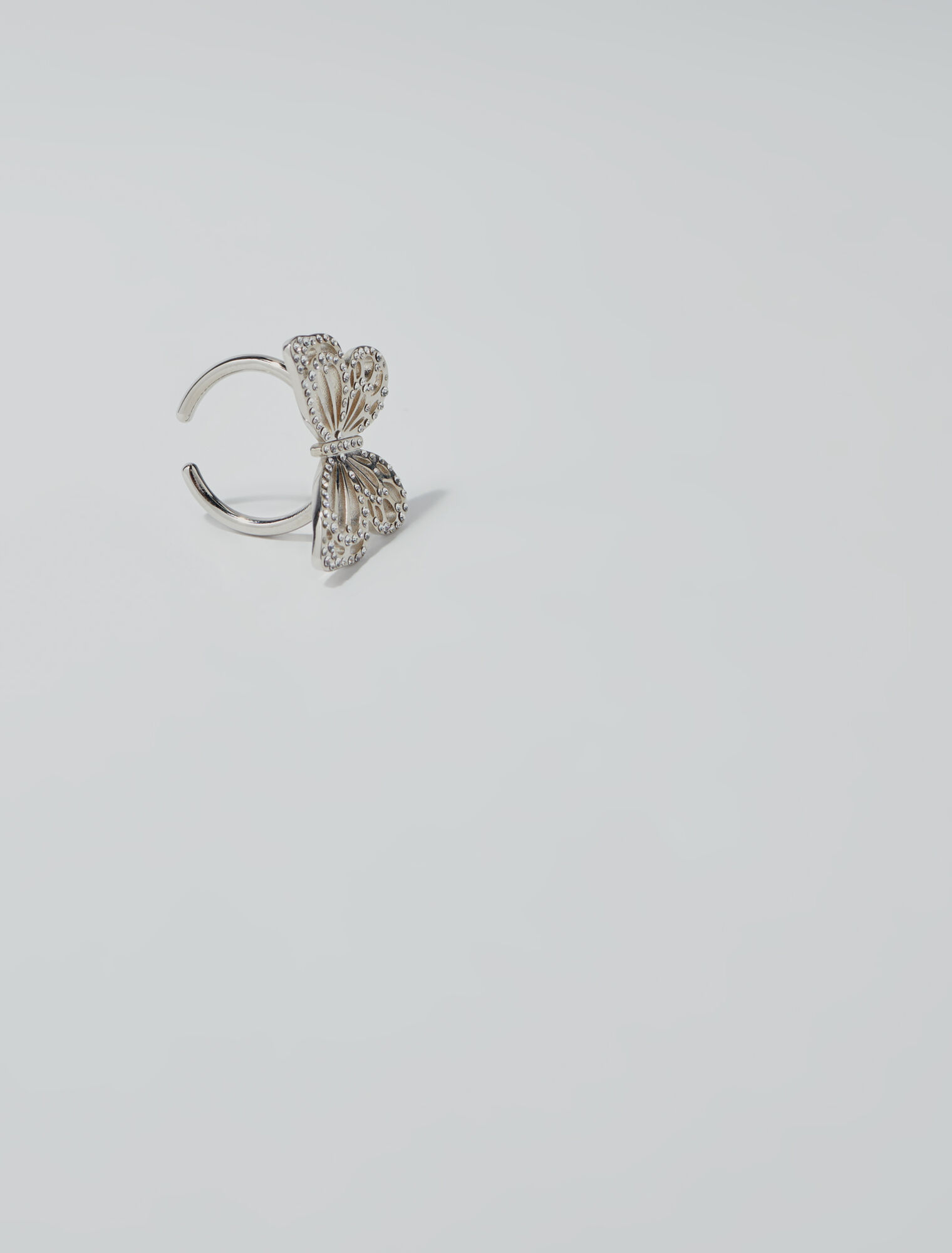 Butterfly ring with rhinestones