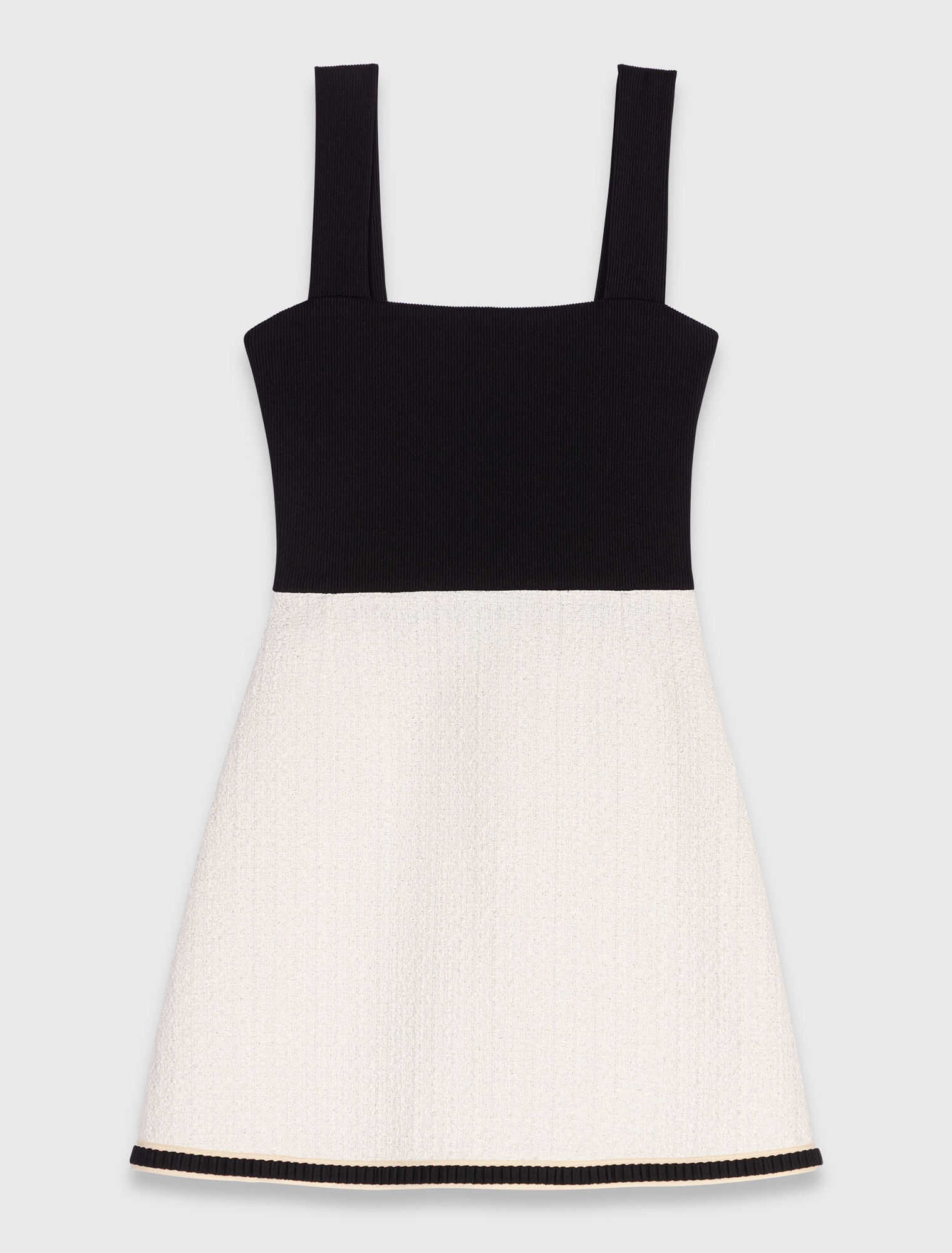 2-in-1 tweed dress