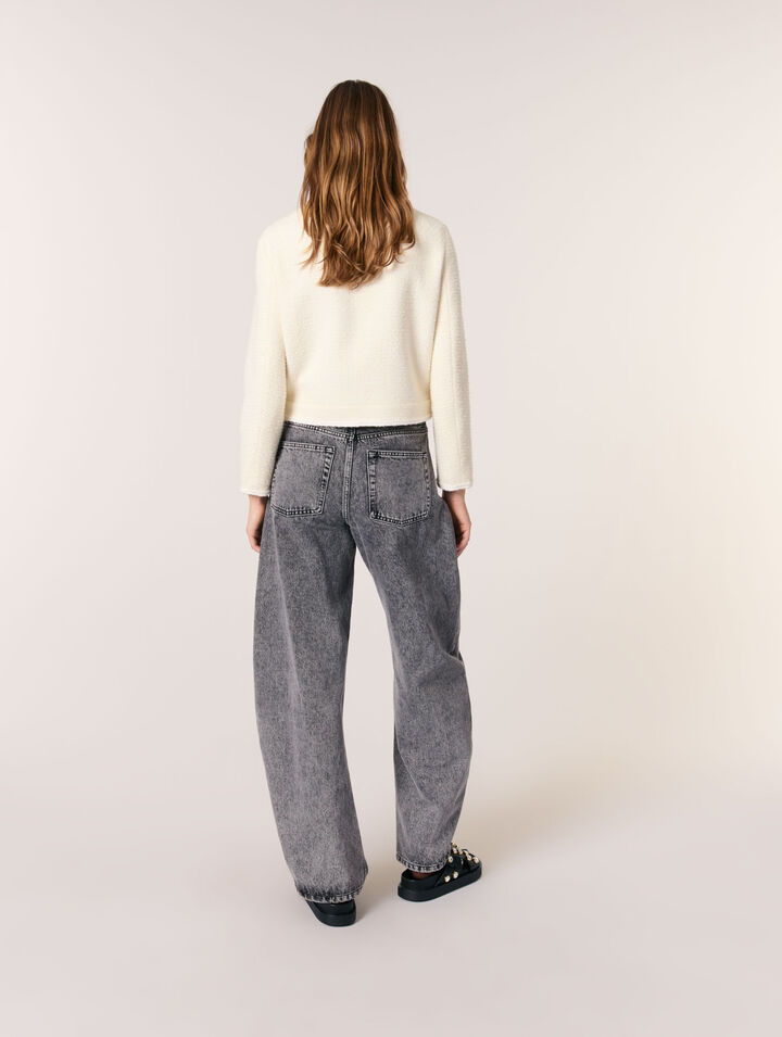 Short tweed jacket