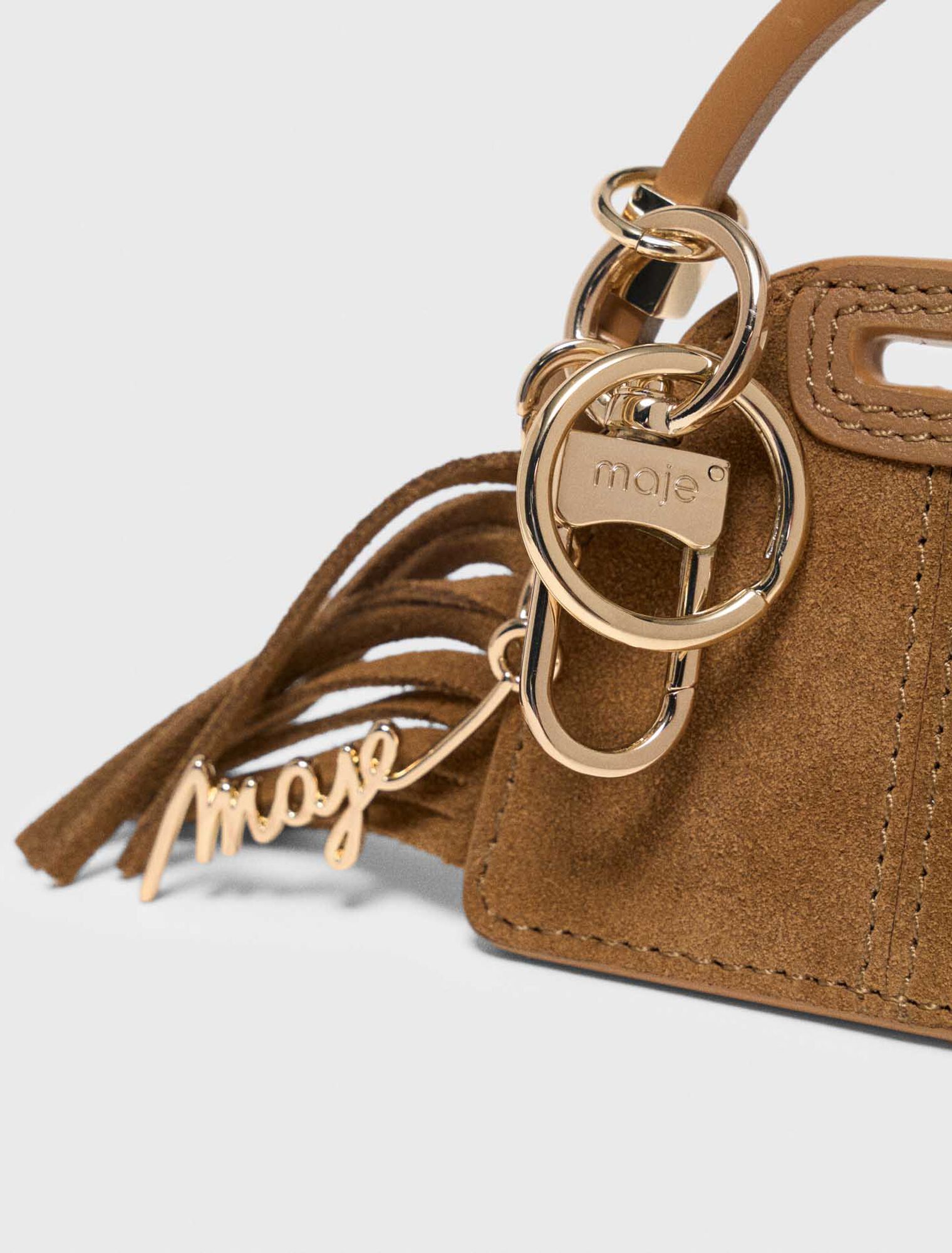 Miss M mini mirror bag charm