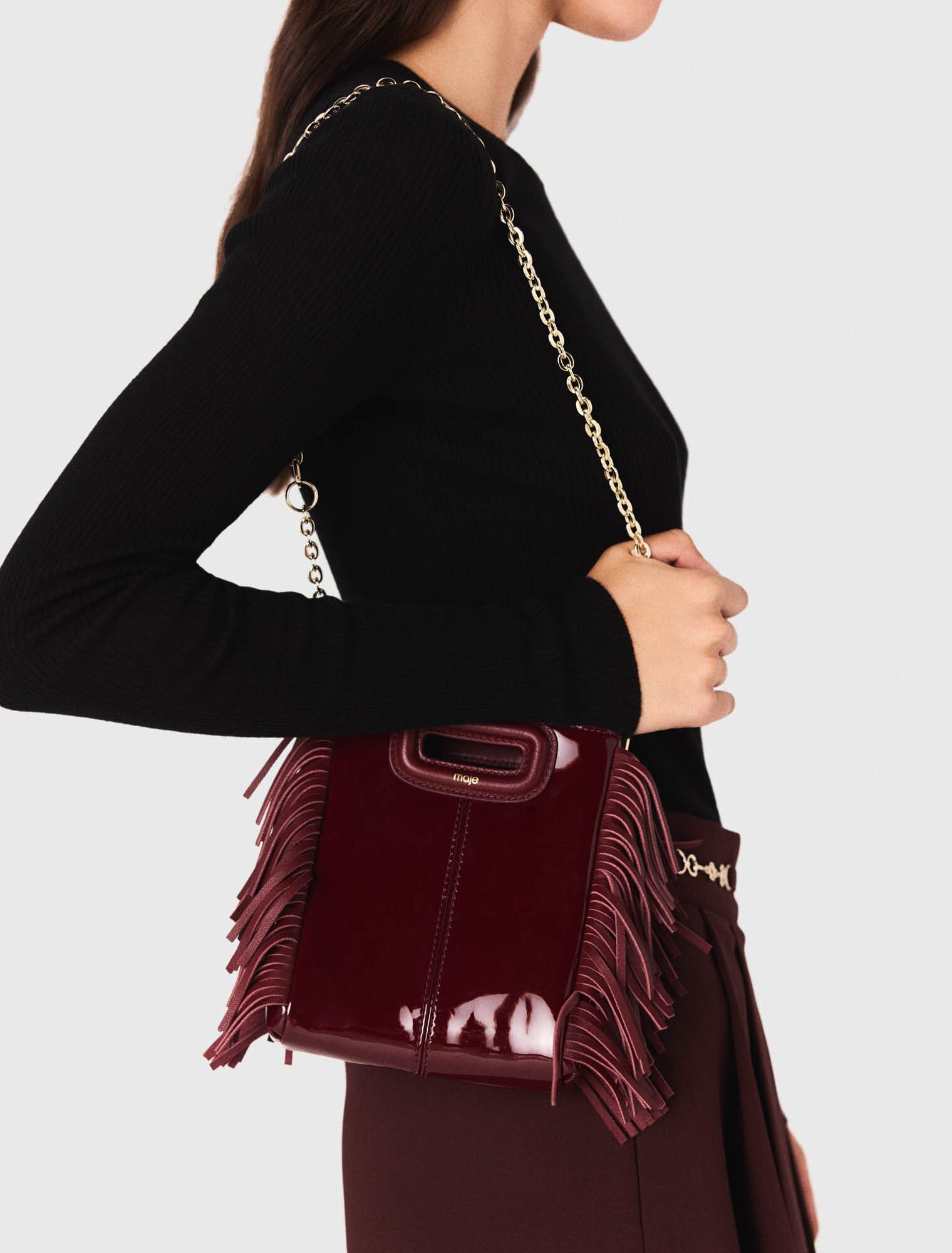 Short pleated skirt