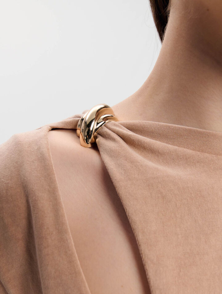 T-shirt with jewel detail