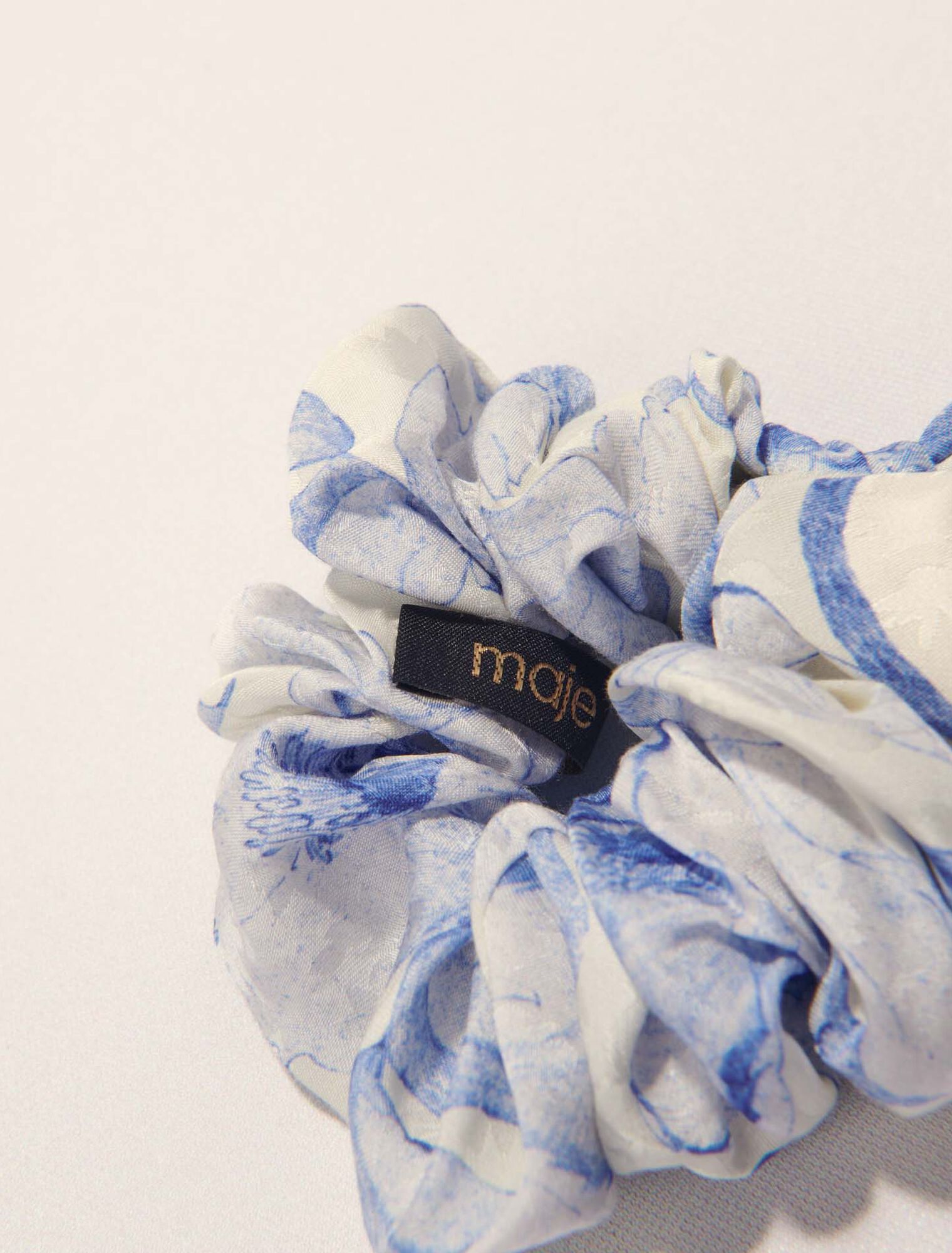 Watercolour theme scrunchie
