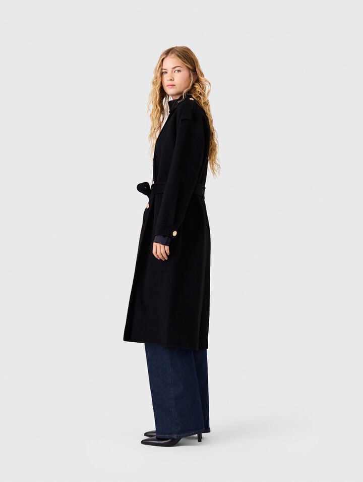 Long double-faced coat