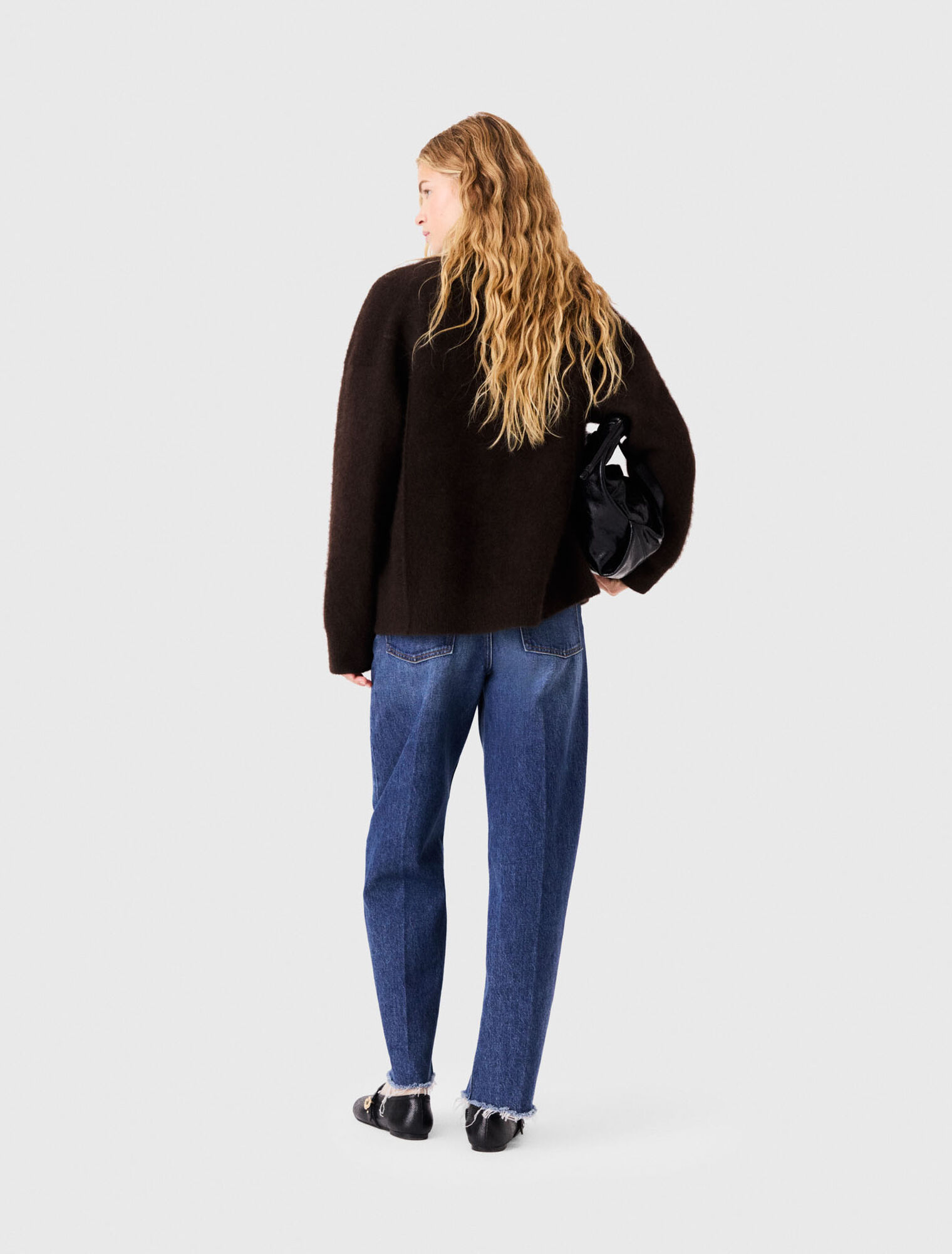 Longline yak cardigan
