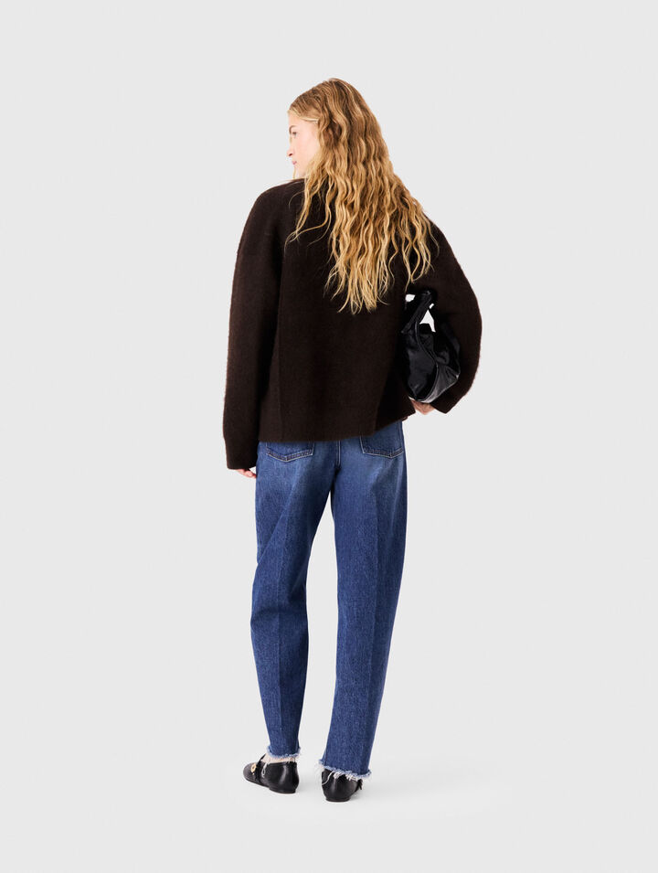 Longline yak cardigan