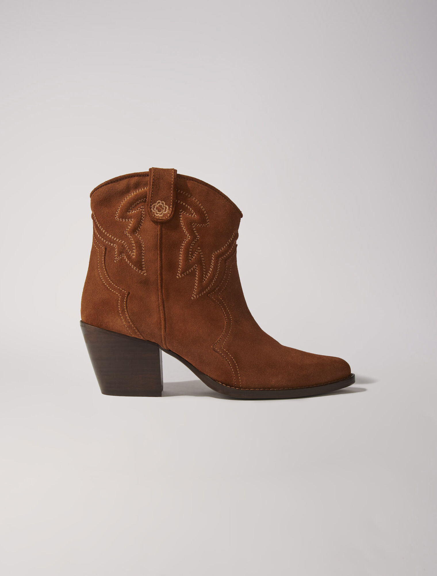 Suede ankle boots