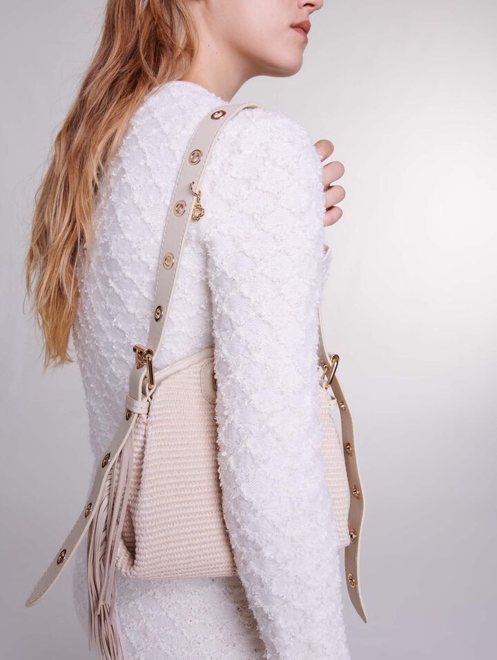 Knit mini skirt
