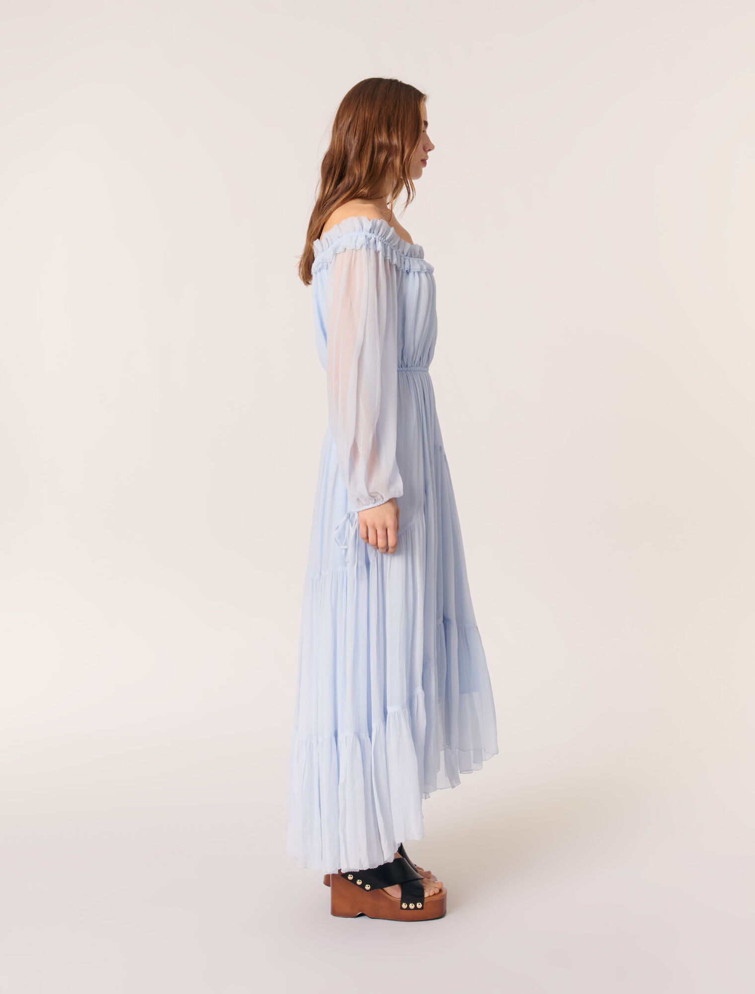 Chiffon maxi dress