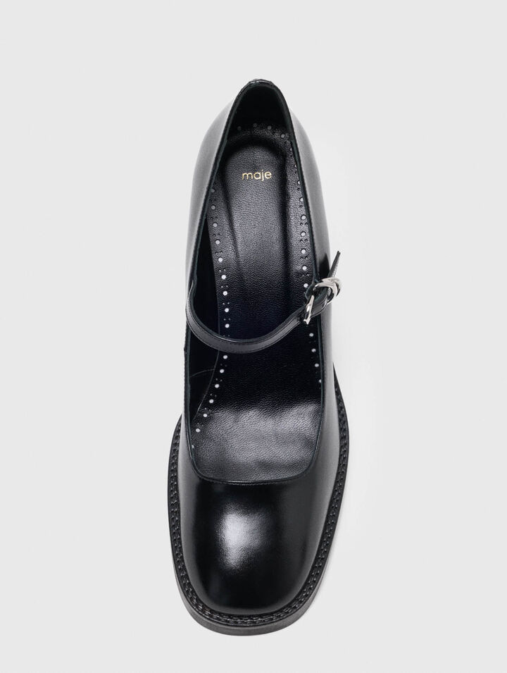 Leather Mary Janes