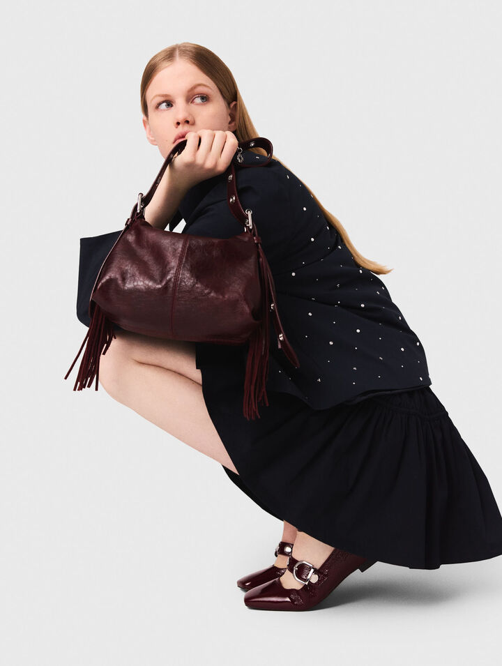 Crackled leather Miss M Mini bag