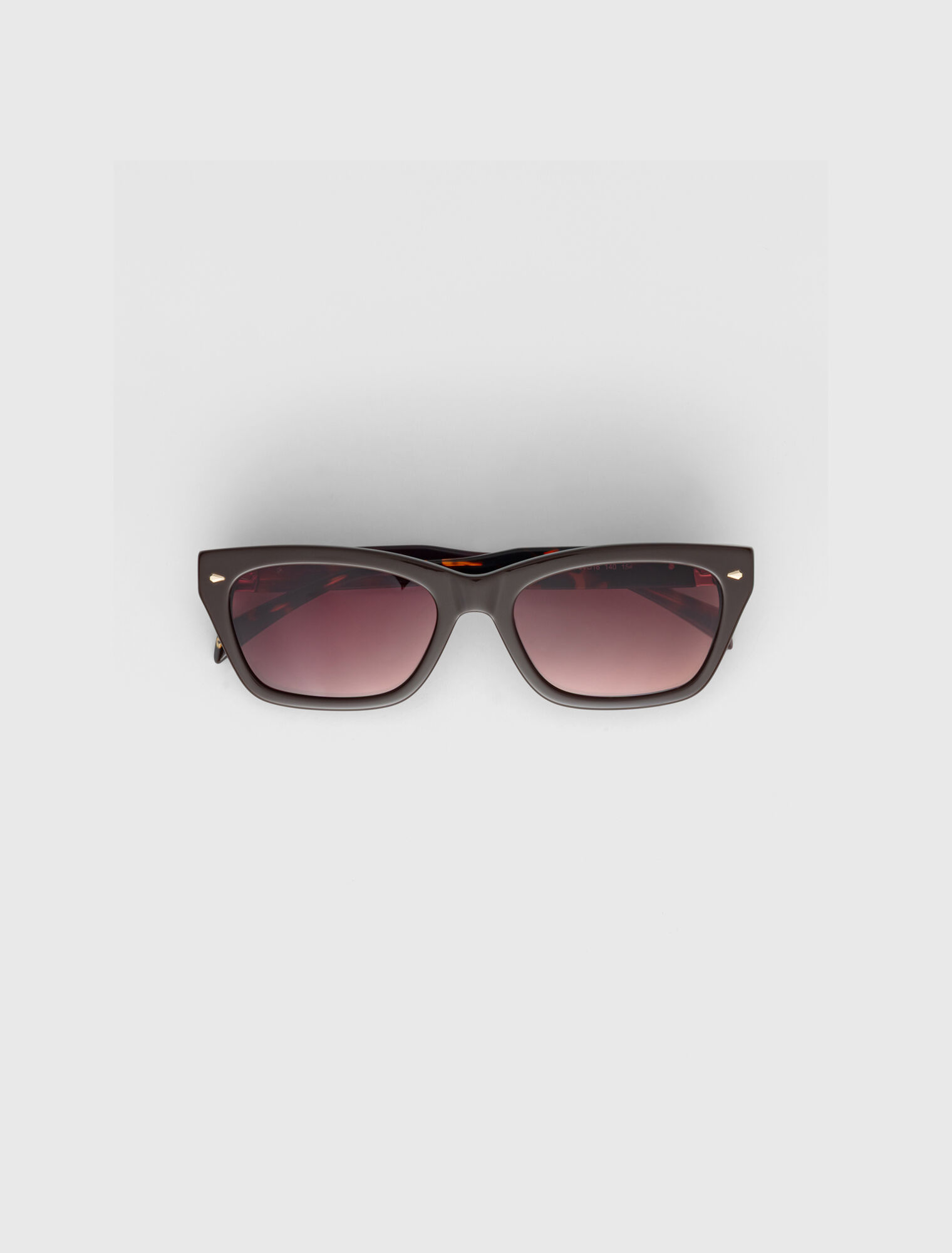 Rectangular acetate glasses