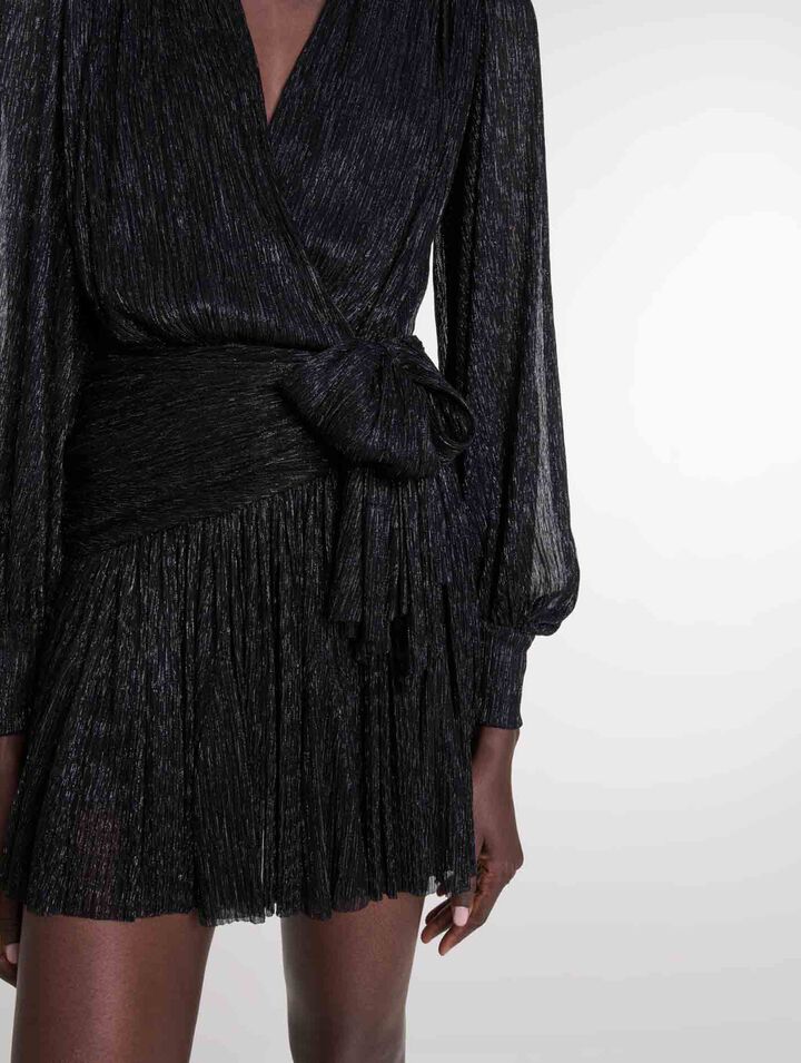 Short lamé dress