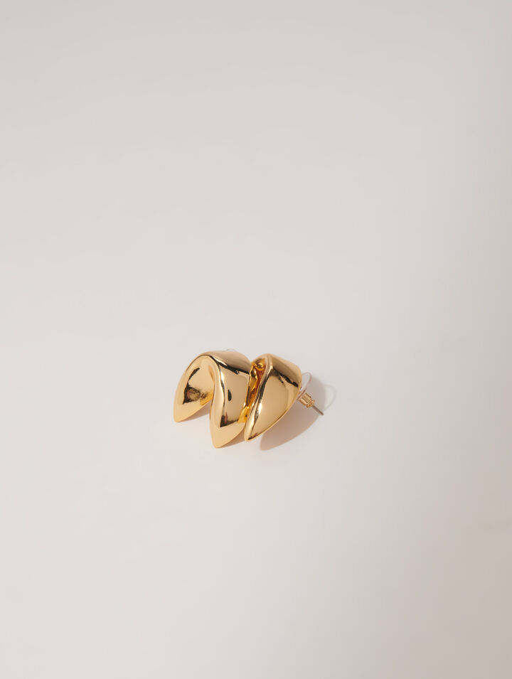 Fortune cookie earrings