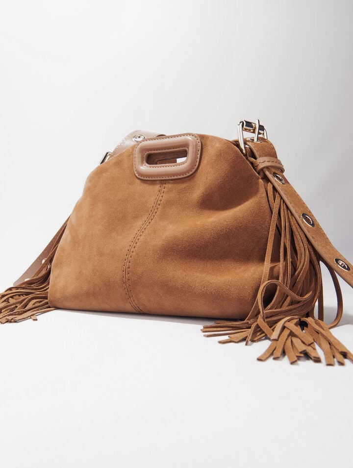 Miss M mini suede bag