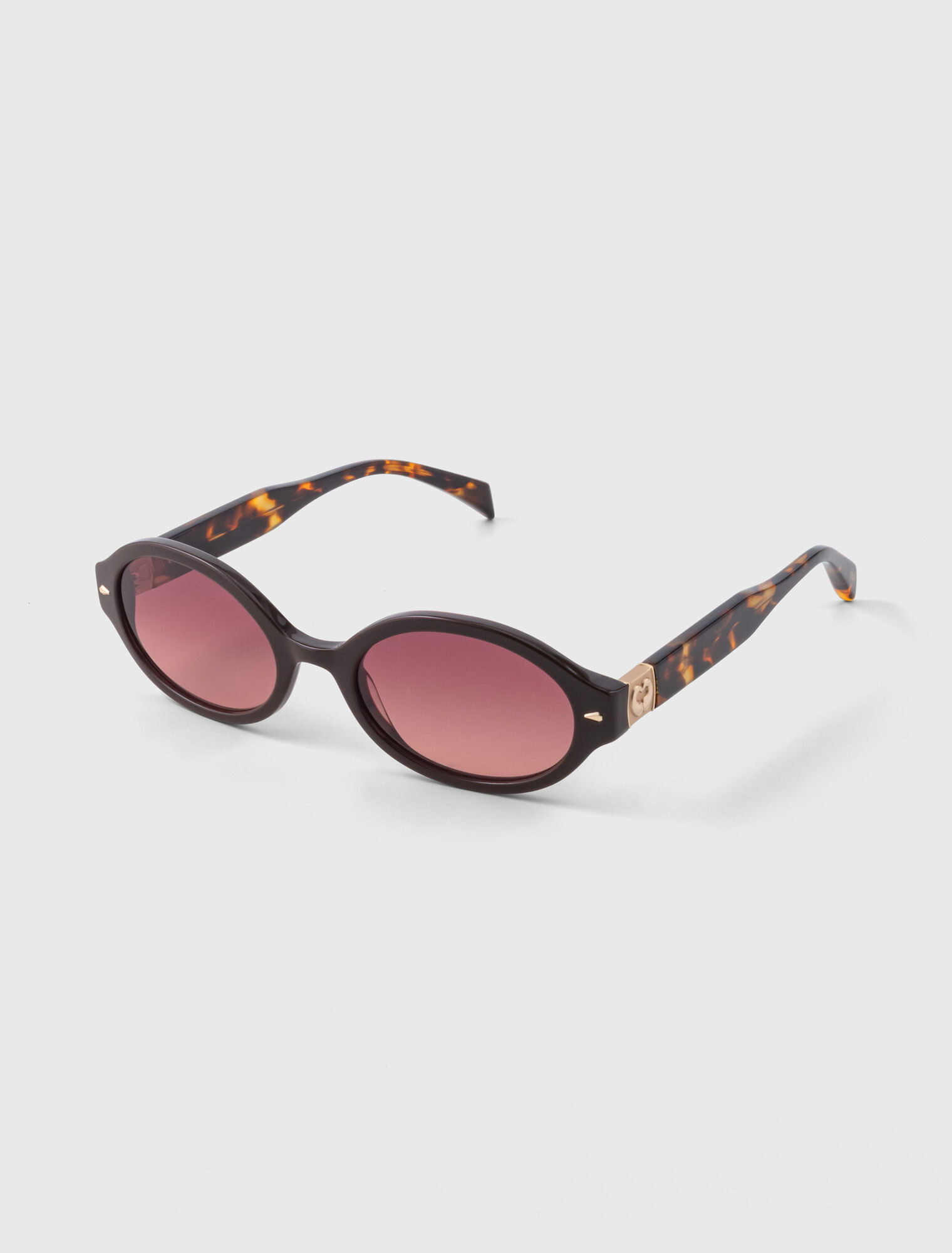 Oval acetate glasses