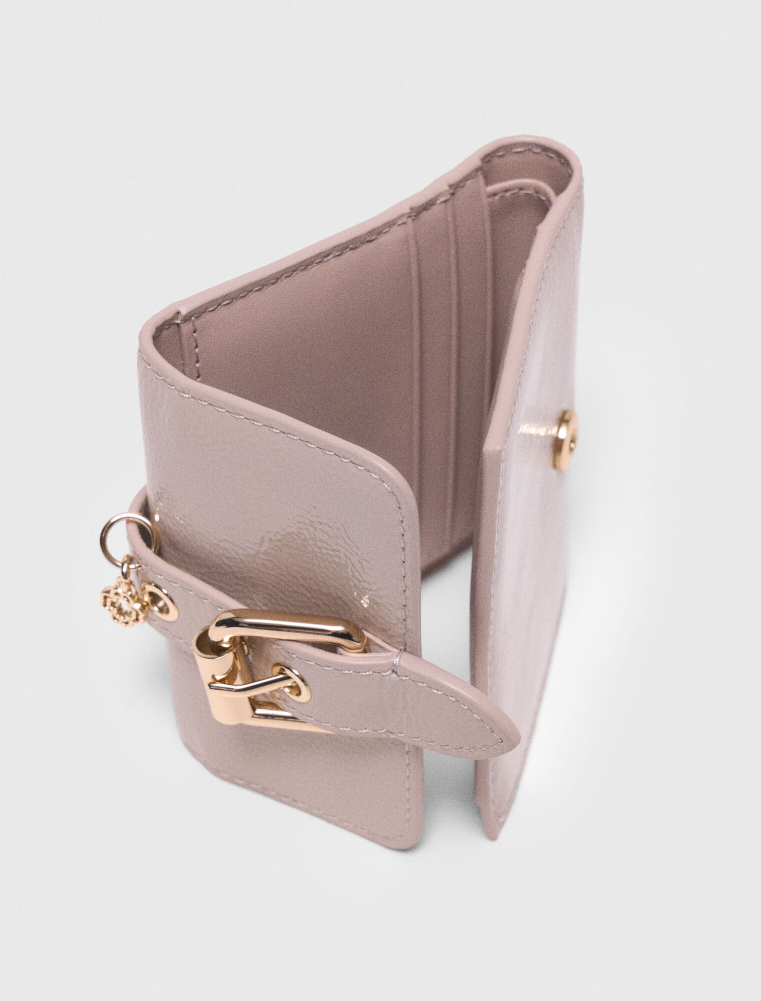 Miss M naplak leather wallet