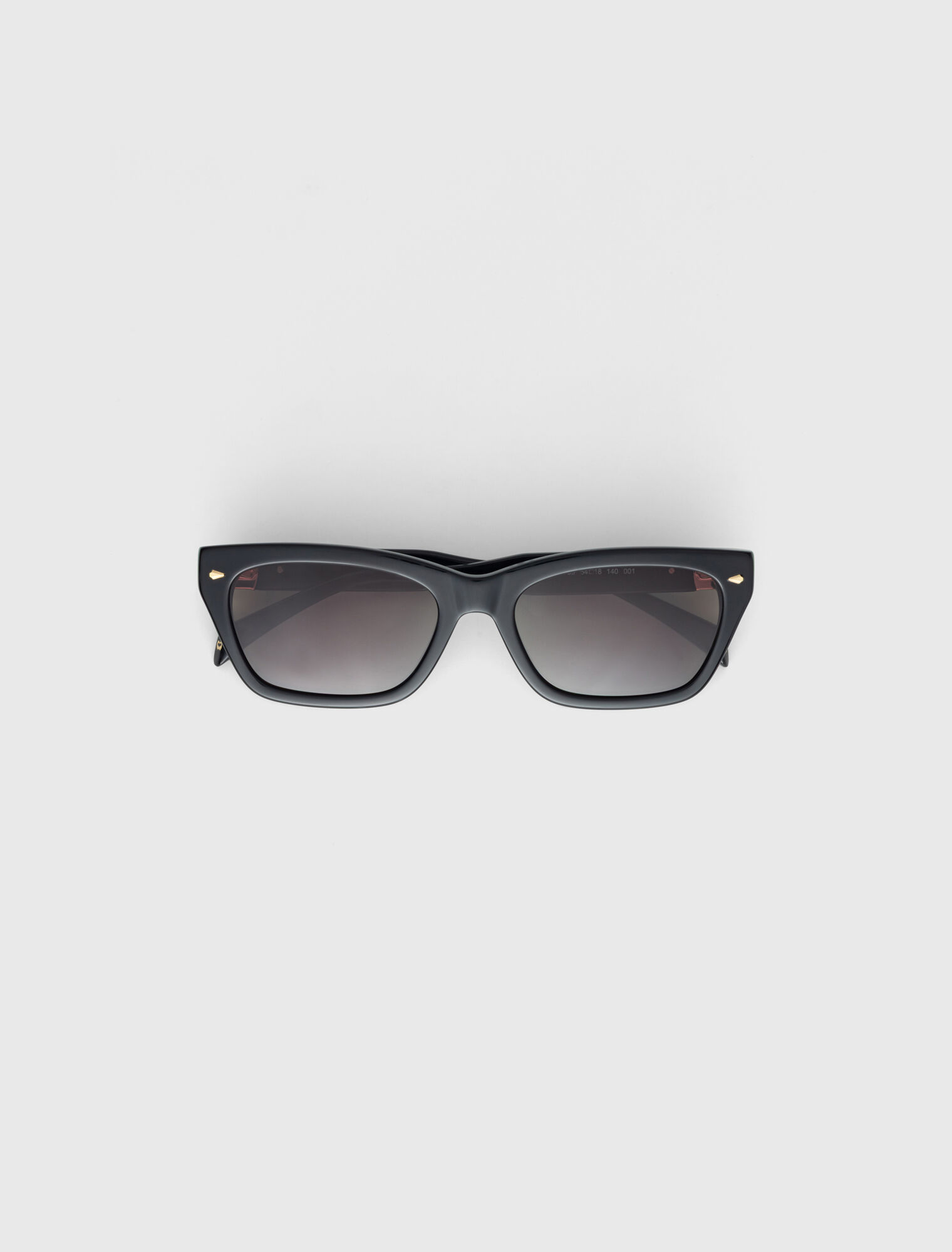 Rectangular acetate glasses