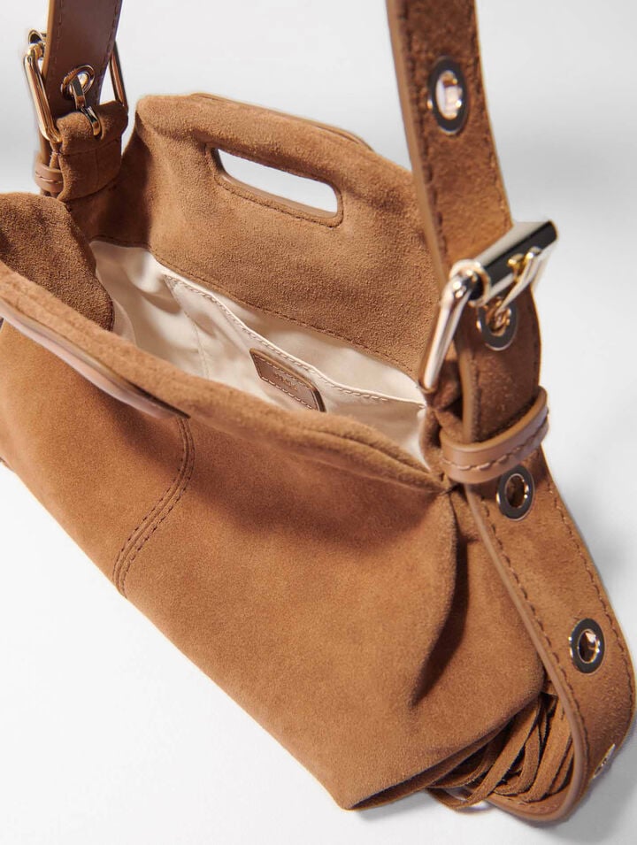 Miss M mini suede bag