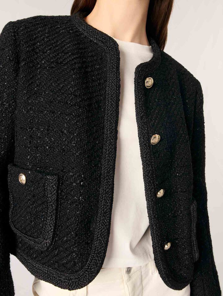 Short tweed jacket
