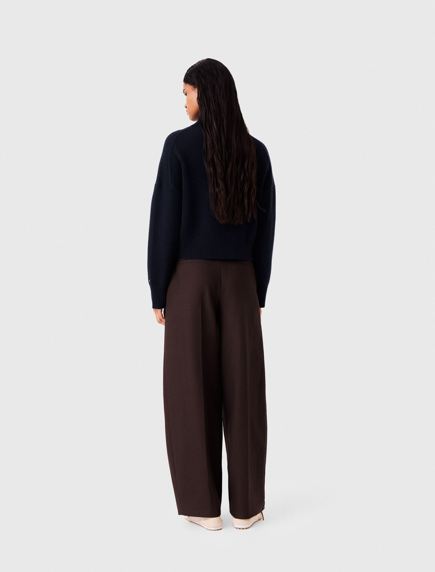 Balloon suit trousers