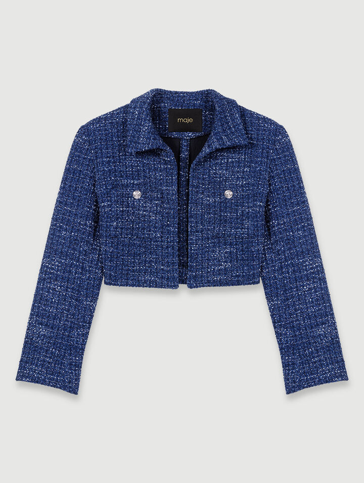 2-in-1 tweed dress
