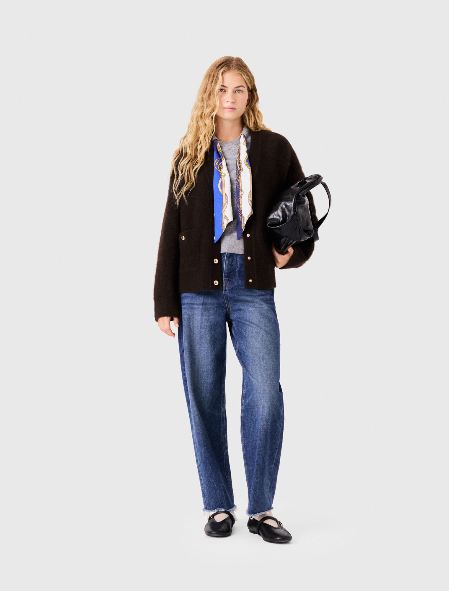 Longline yak cardigan