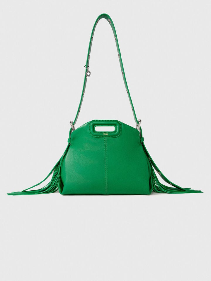 Plain leather mini Miss M bag
