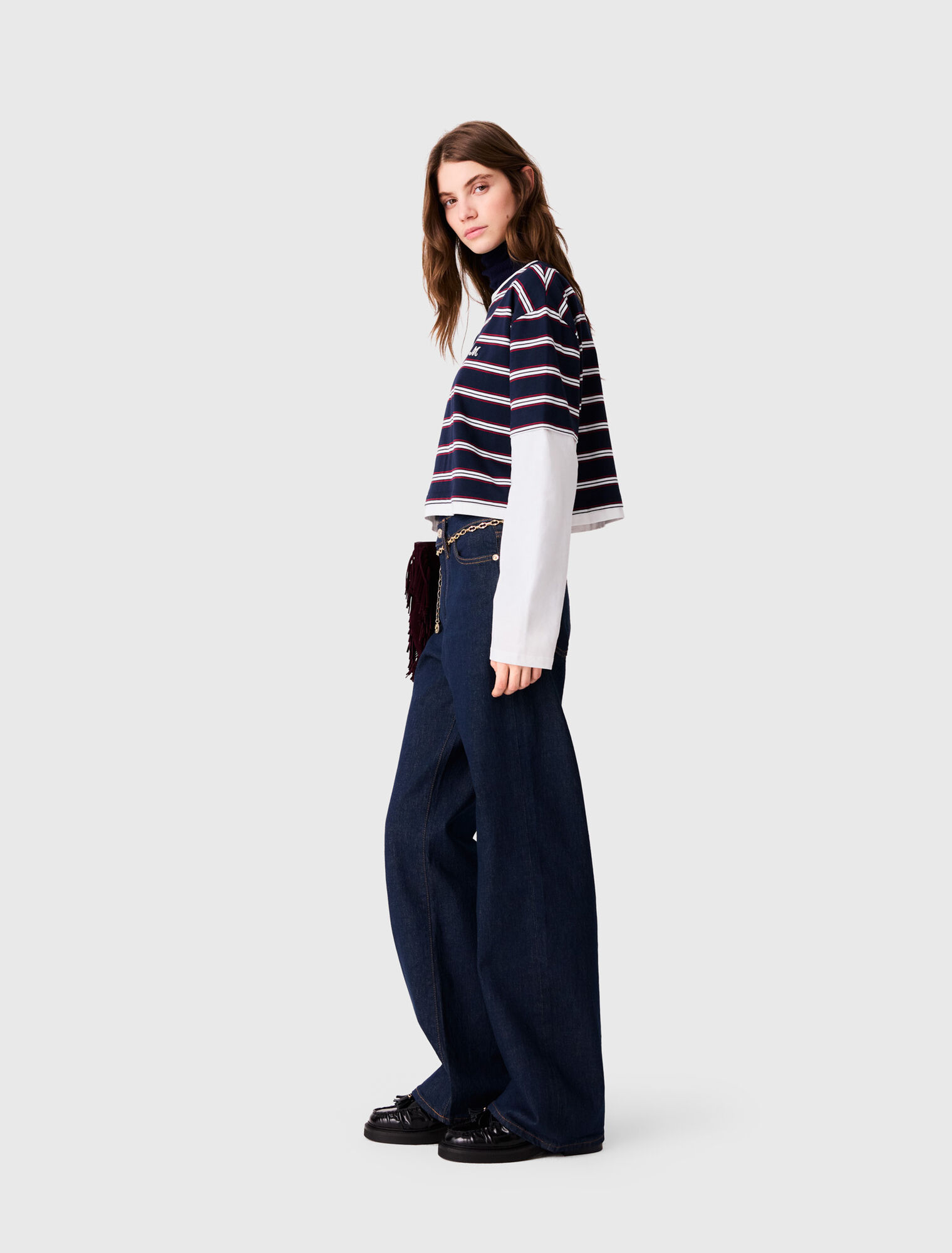 Layered-effect T-shirt