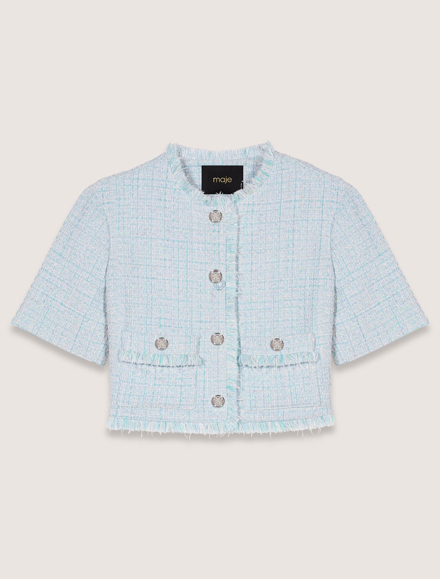 Short tweed jacket