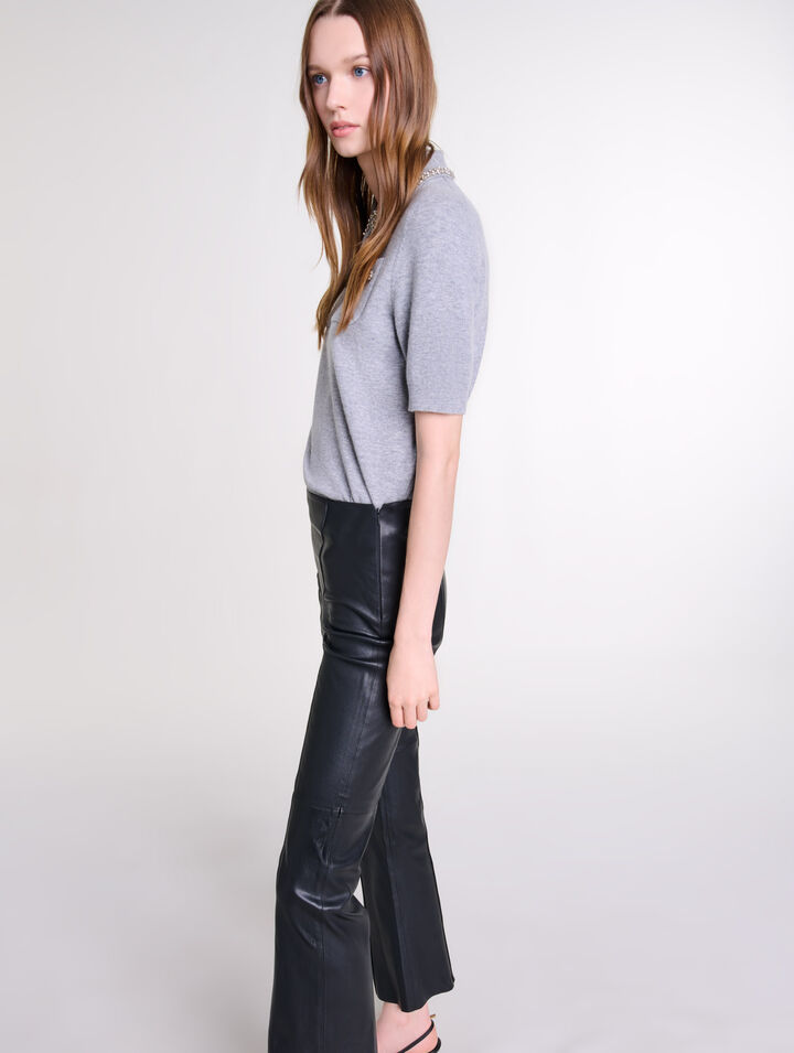 Leather trousers