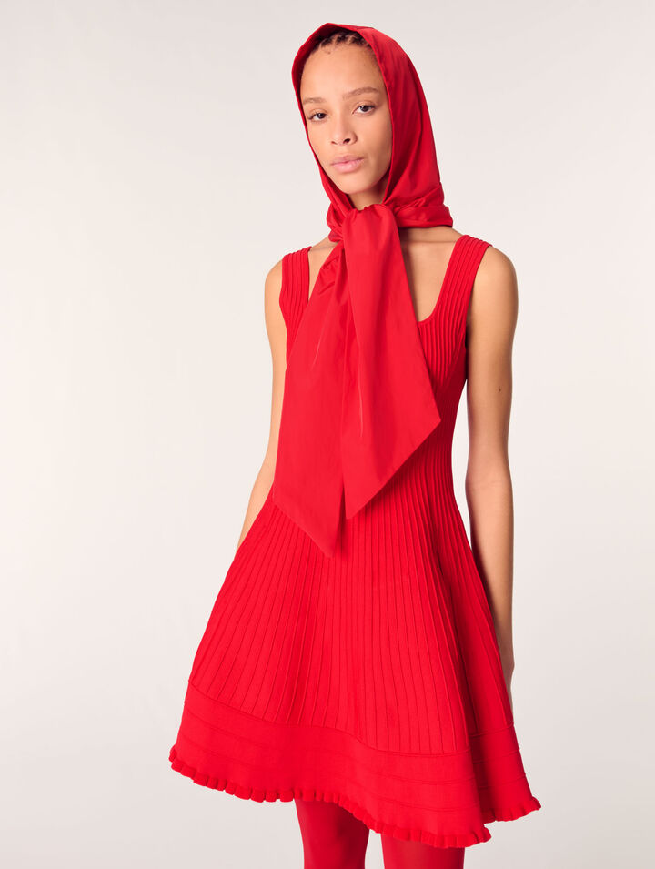 Short knit dress
