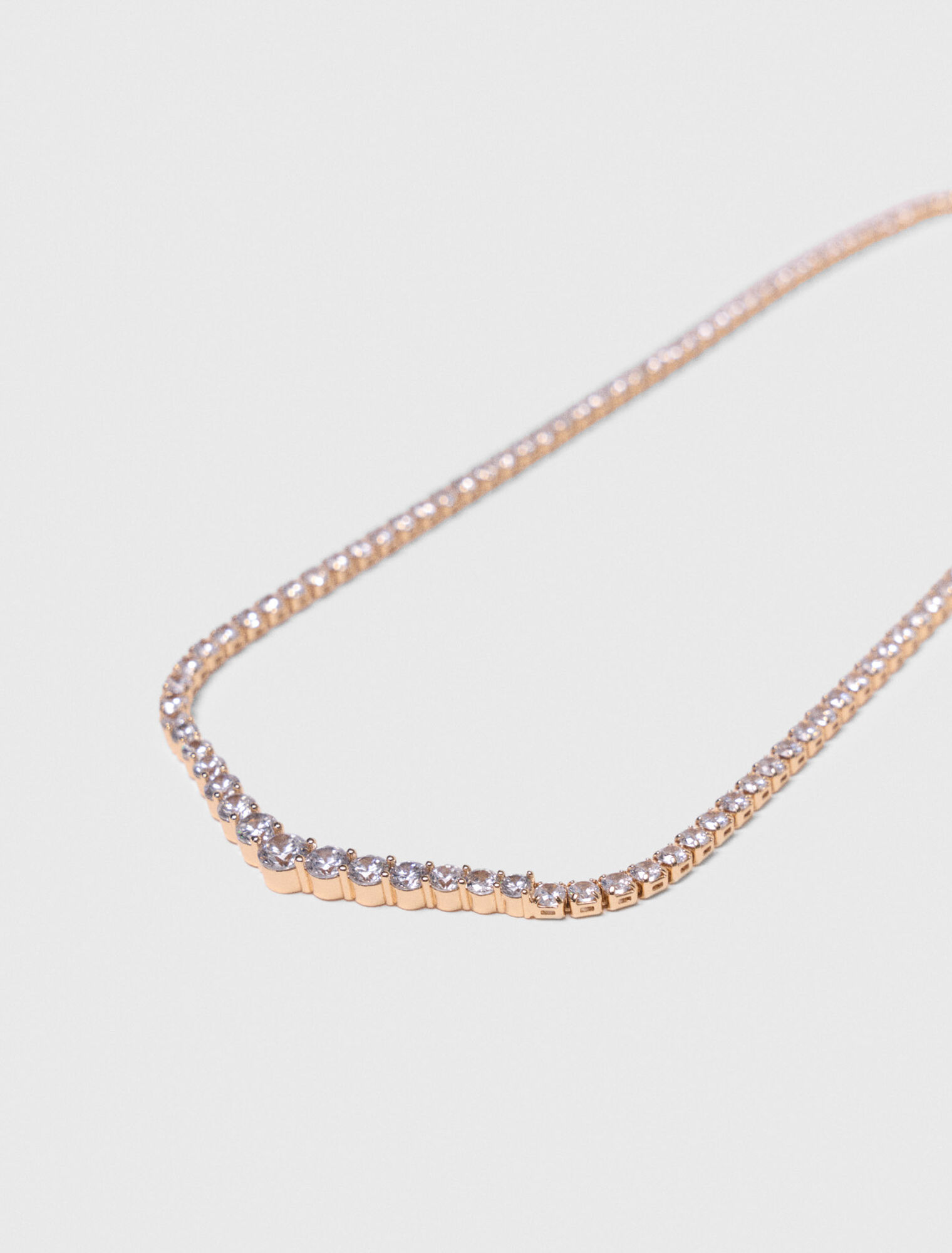 Cascade diamanté necklace