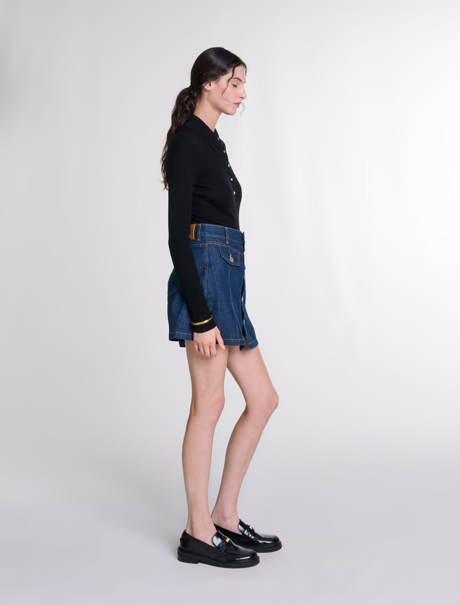 Wool and silk bodysuit