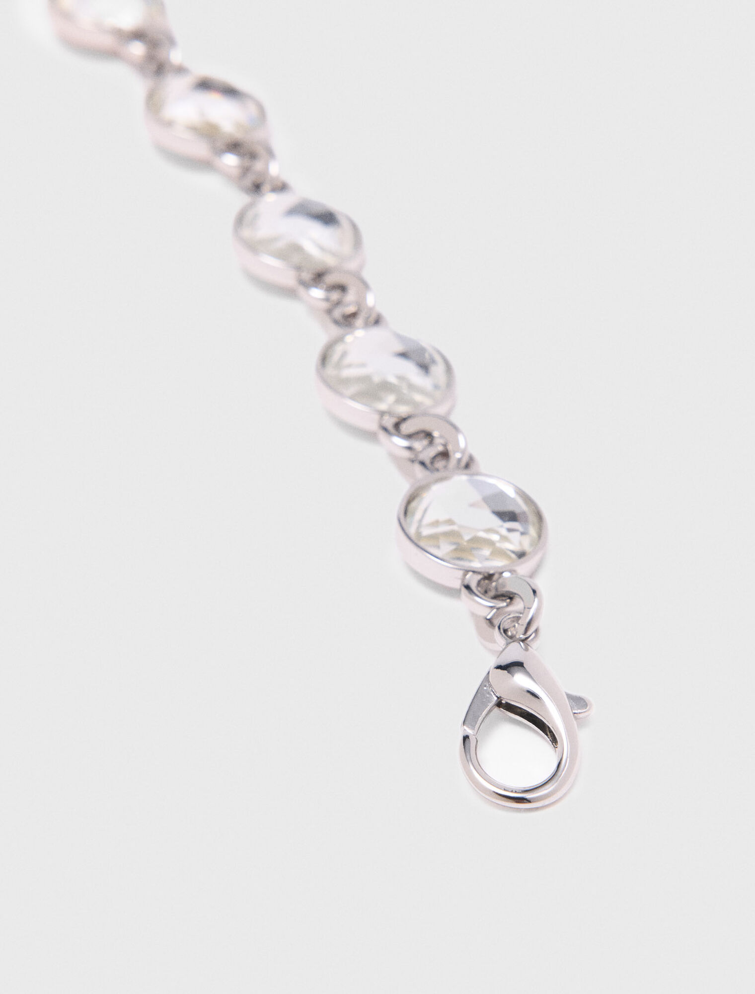 Rhinestone chain belt