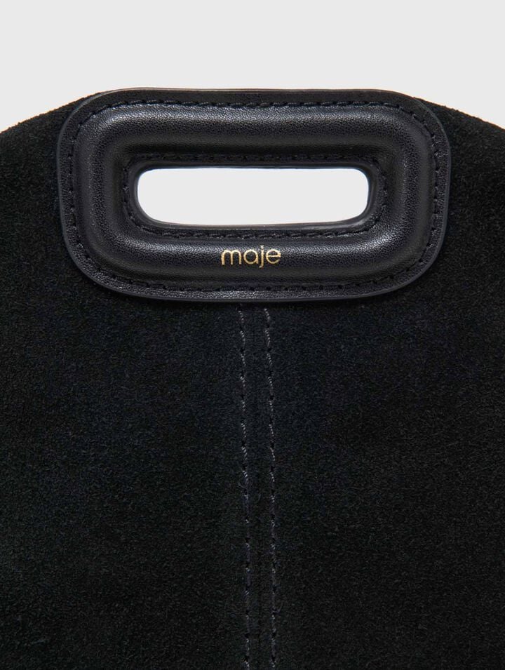 Suede mini Miss M bag