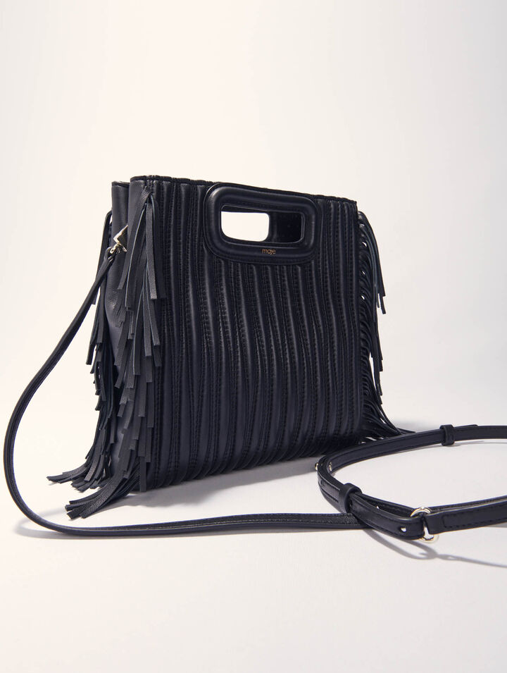 Quilted leather M bag