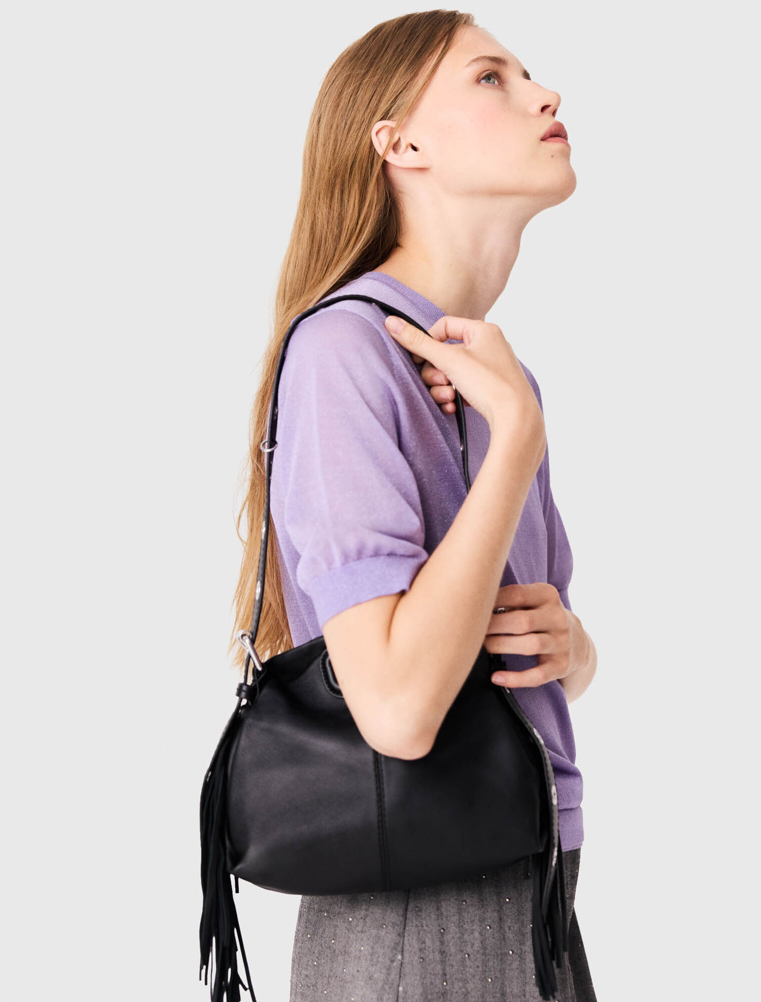 Miss M mini plain leather bag