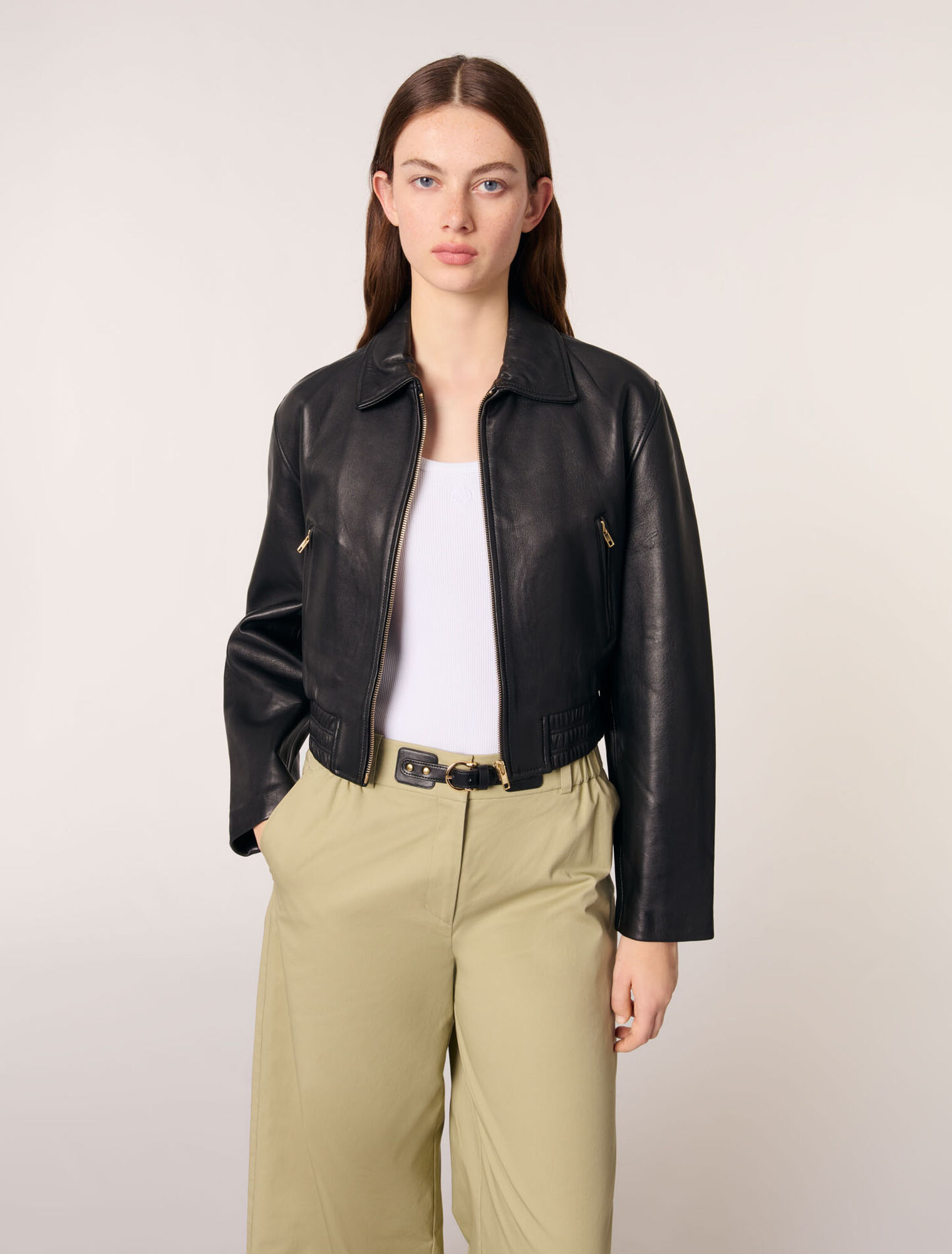 Leather jacket