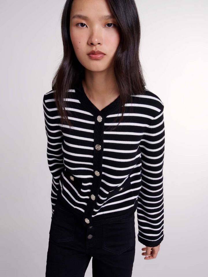 Striped cardigan 