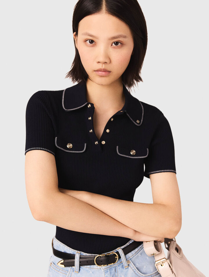 Short-sleeve polo shirt