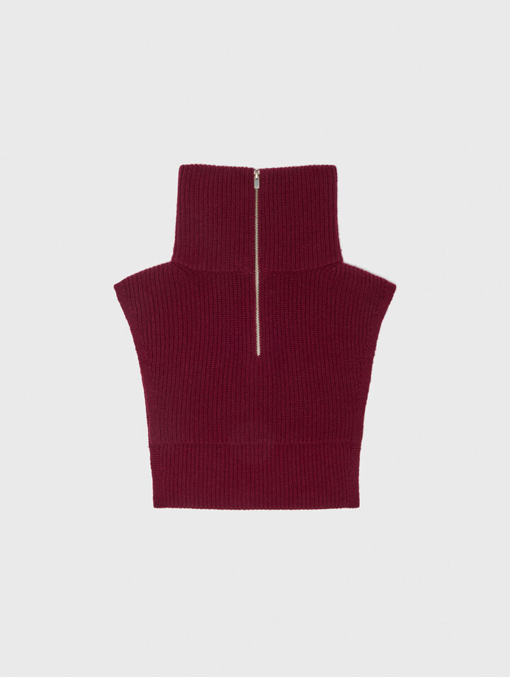 Knit collar