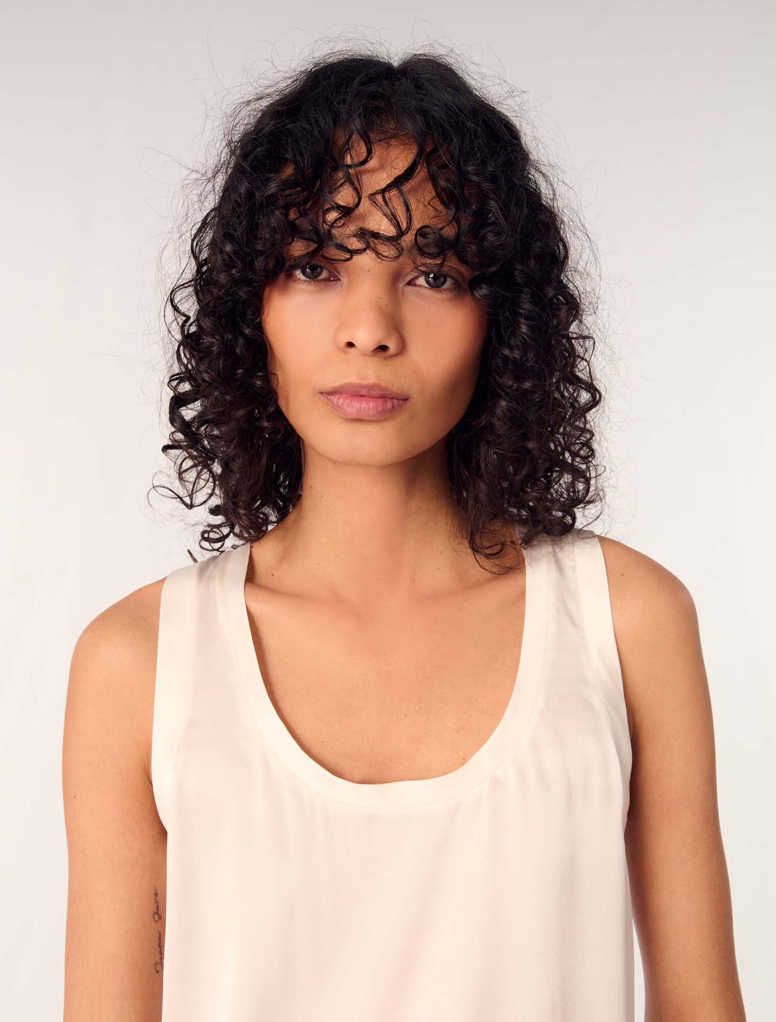 Silk tank top