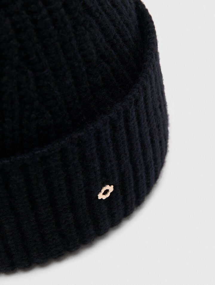 Wool and cashmere hat