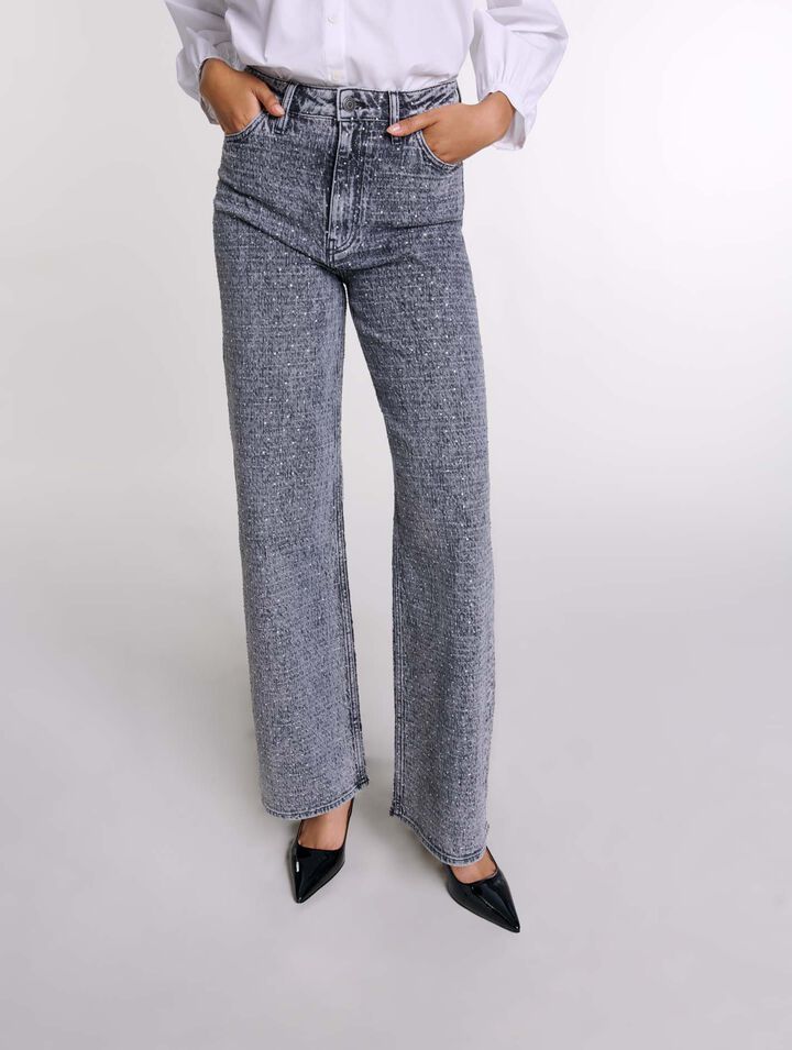 Rhinestone jeans