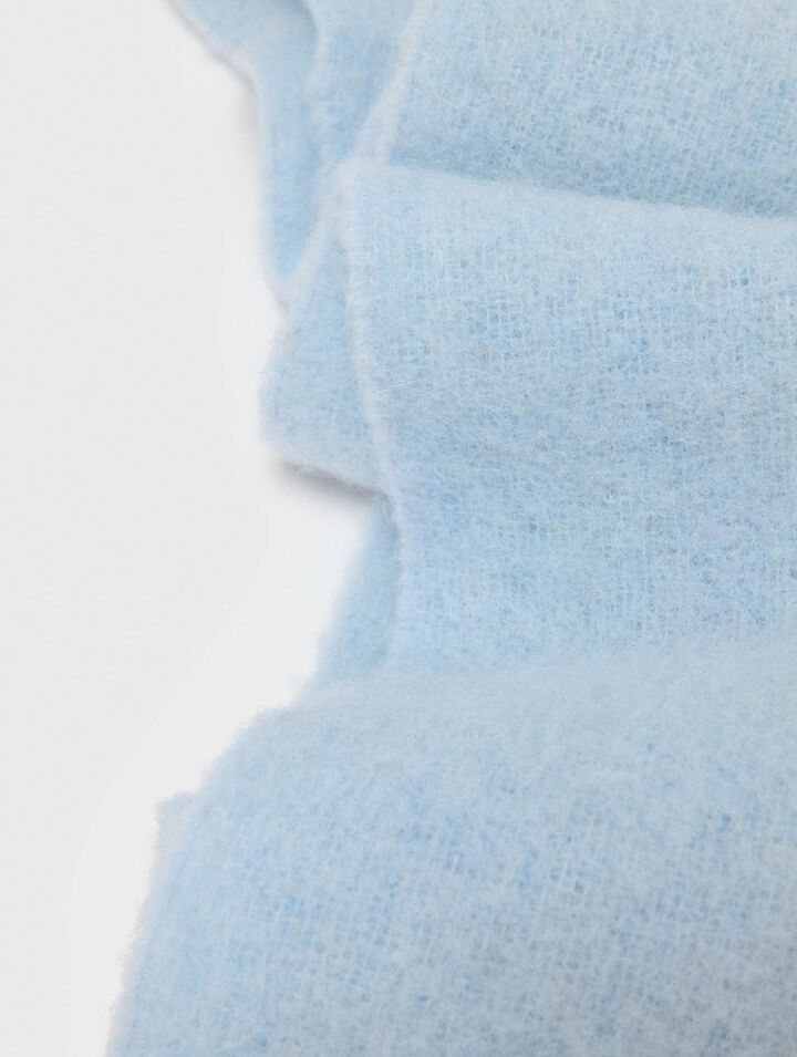 Wool and alpaca blend scarf