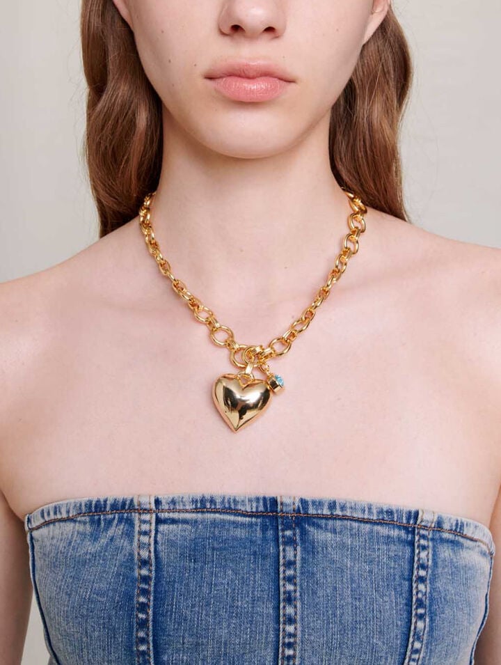 Denim bustier