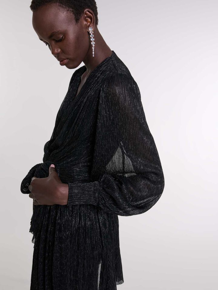 Short lamé dress