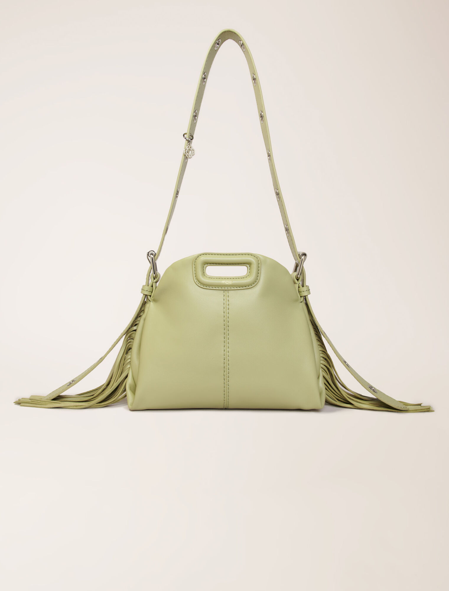 Plain leather mini Miss M bag